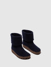 Round Toe Boots CADY NAVY